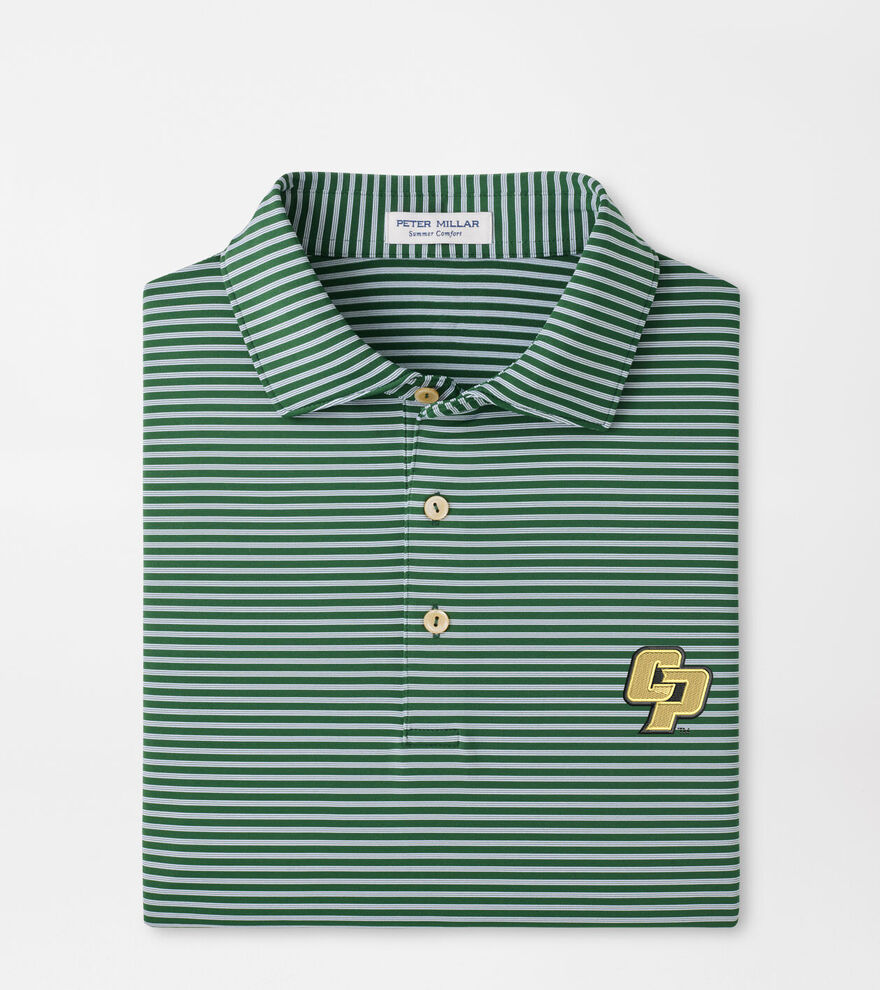Cal Poly Tiebreaker Performance Jersey Stripe Polo image number 1