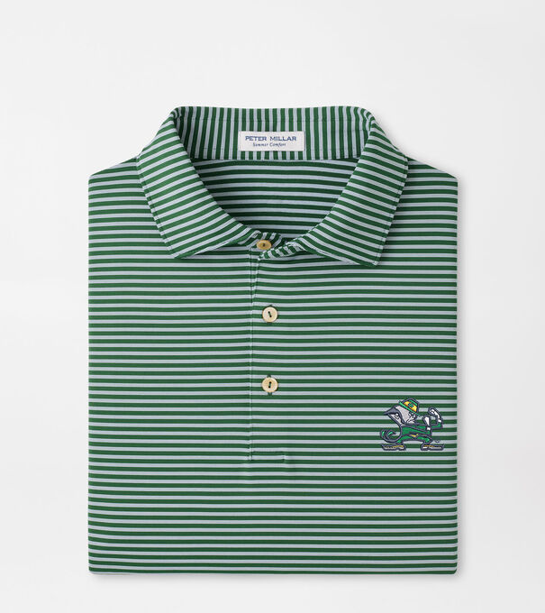 Notre Dame Fighting Irish Tiebreaker Performance Jersey Stripe Polo