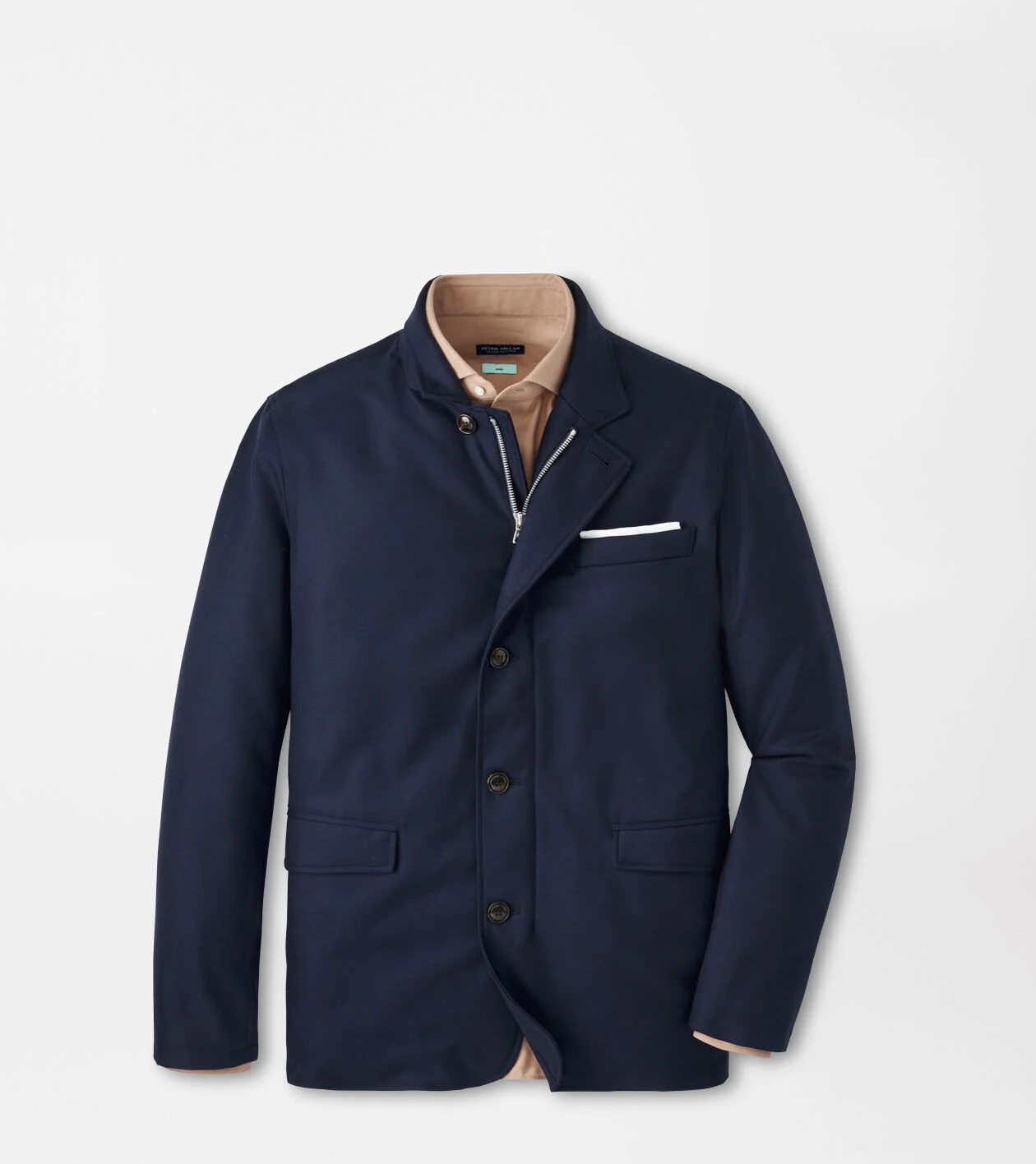 ジャケット・アウター Hard Twist Yarn Twill Lapel Jacket Hard Twist Yarn Twill Lapel Jacket