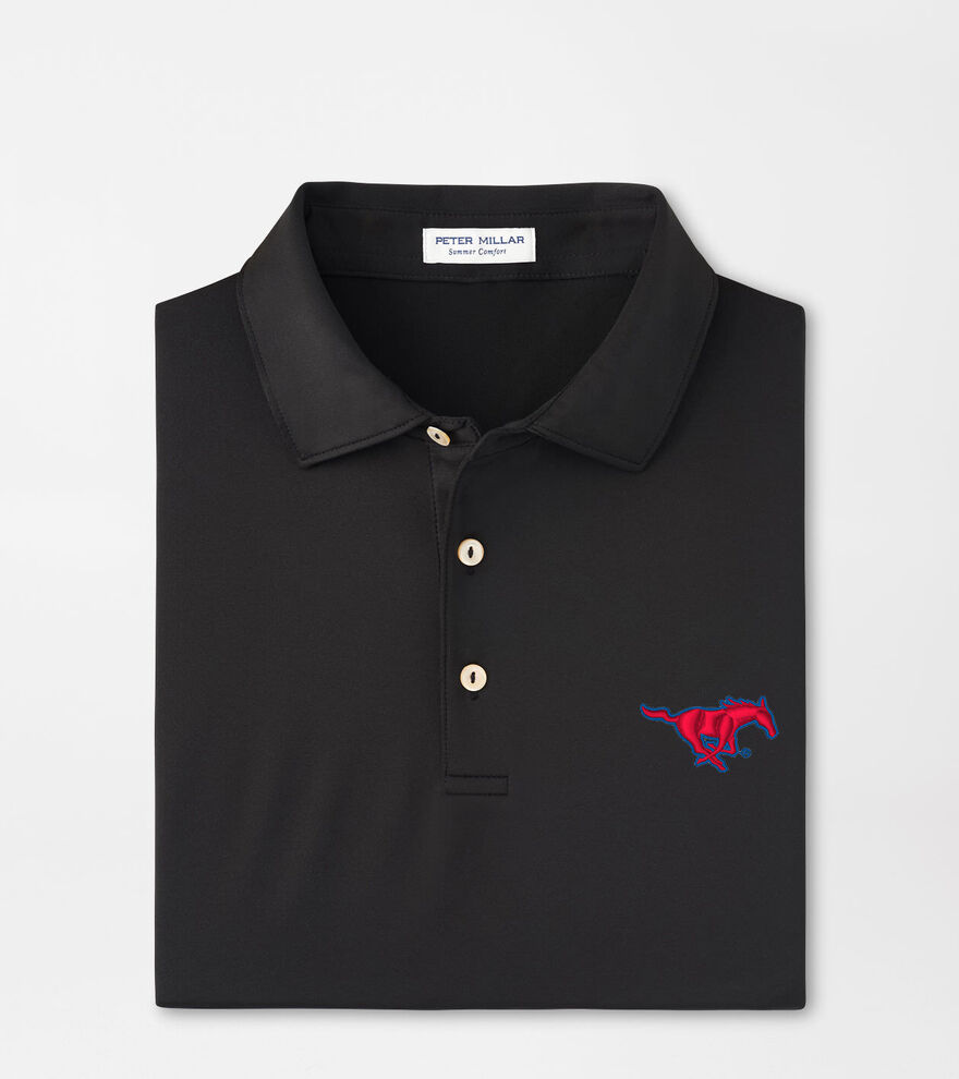 SMU Solid Performance Jersey Polo image number 1