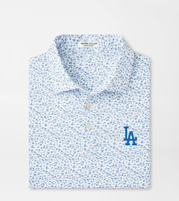 Los Angeles Dodgers Batter Up Performance Jersey Polo