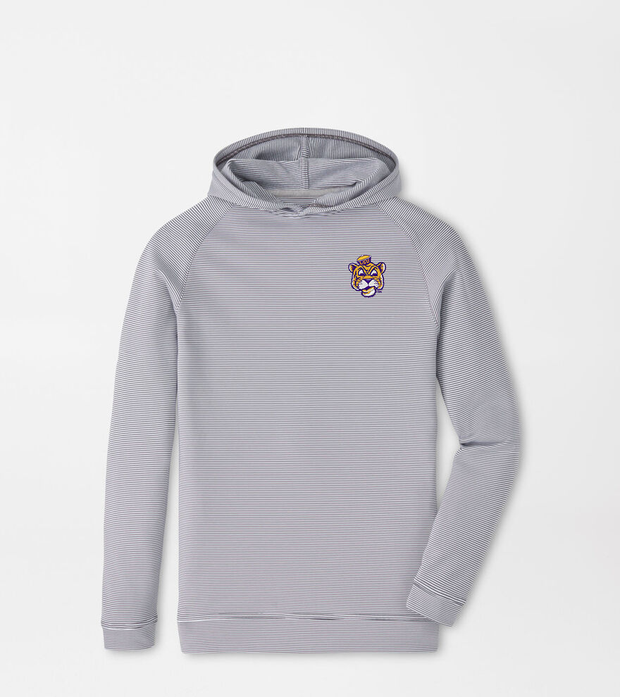 LSU Vault Pine Youth Sugar Stripe Performance Hoodie image number 1
