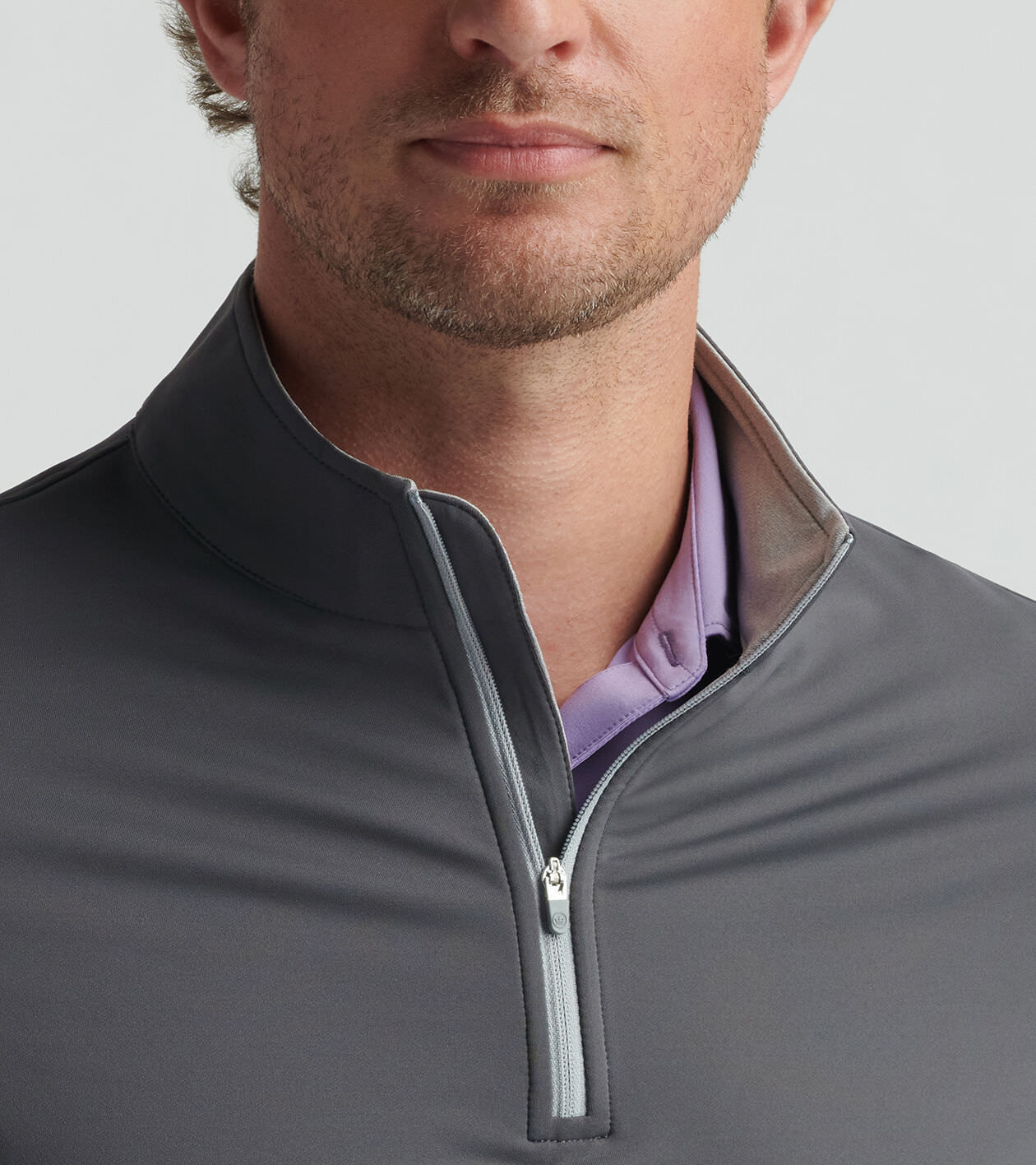 Collared shirt hotsell under quarter zip