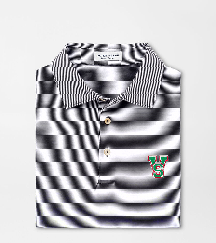 Mississippi Valley State University Jubilee Stripe Performance Polo image number 2