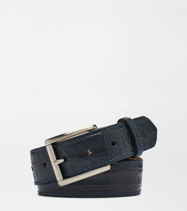 Matte Crocodile Belt