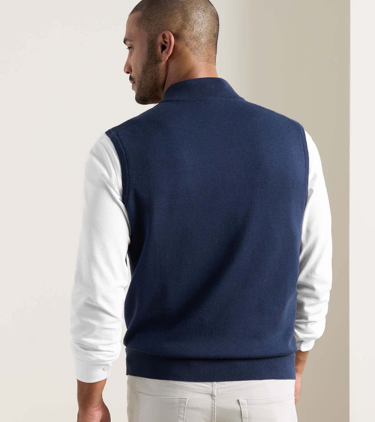 Coolspun Lite Full-Zip Sweater Vest | Men's Sweaters | Peter Millar