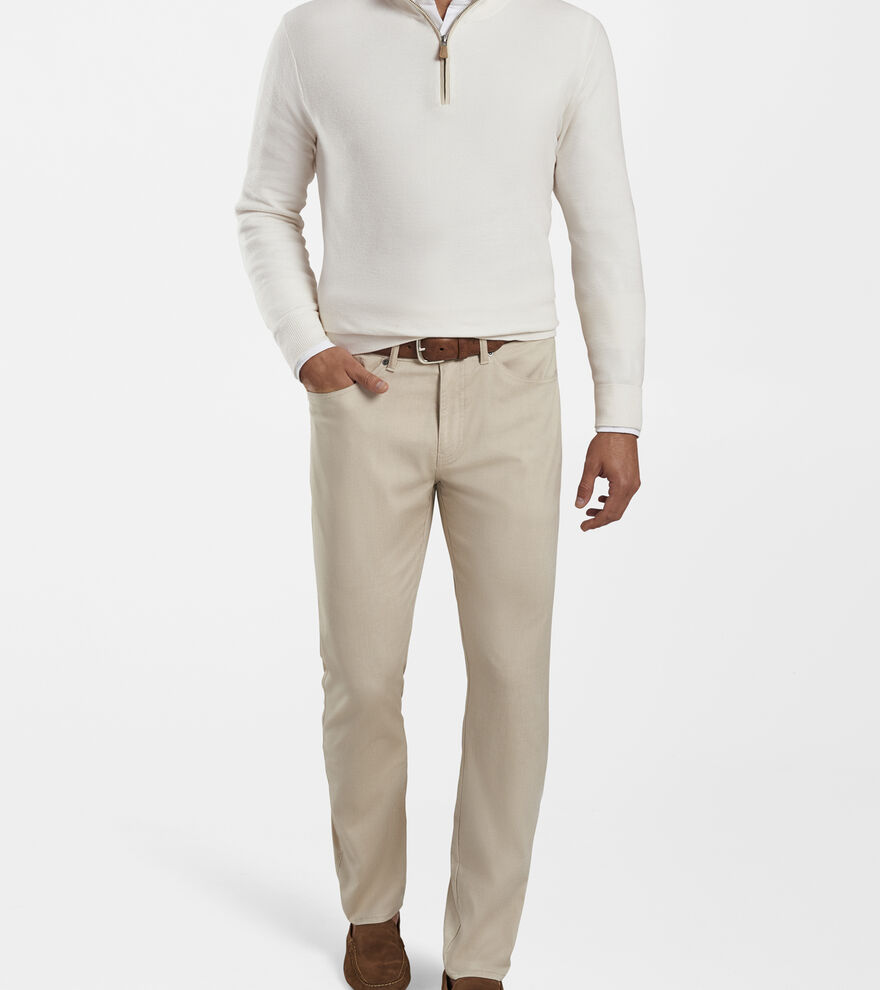 Crown Soft Honeycomb Quarter-Zip Sweater image number 2