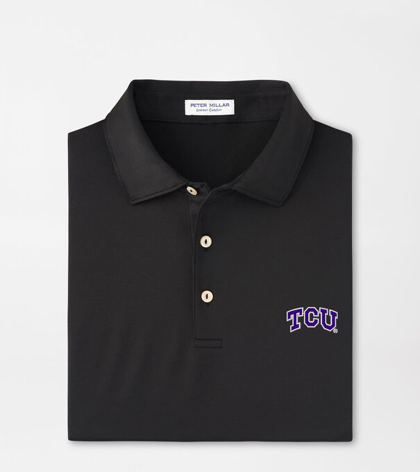 TCU Solid Performance Jersey Polo