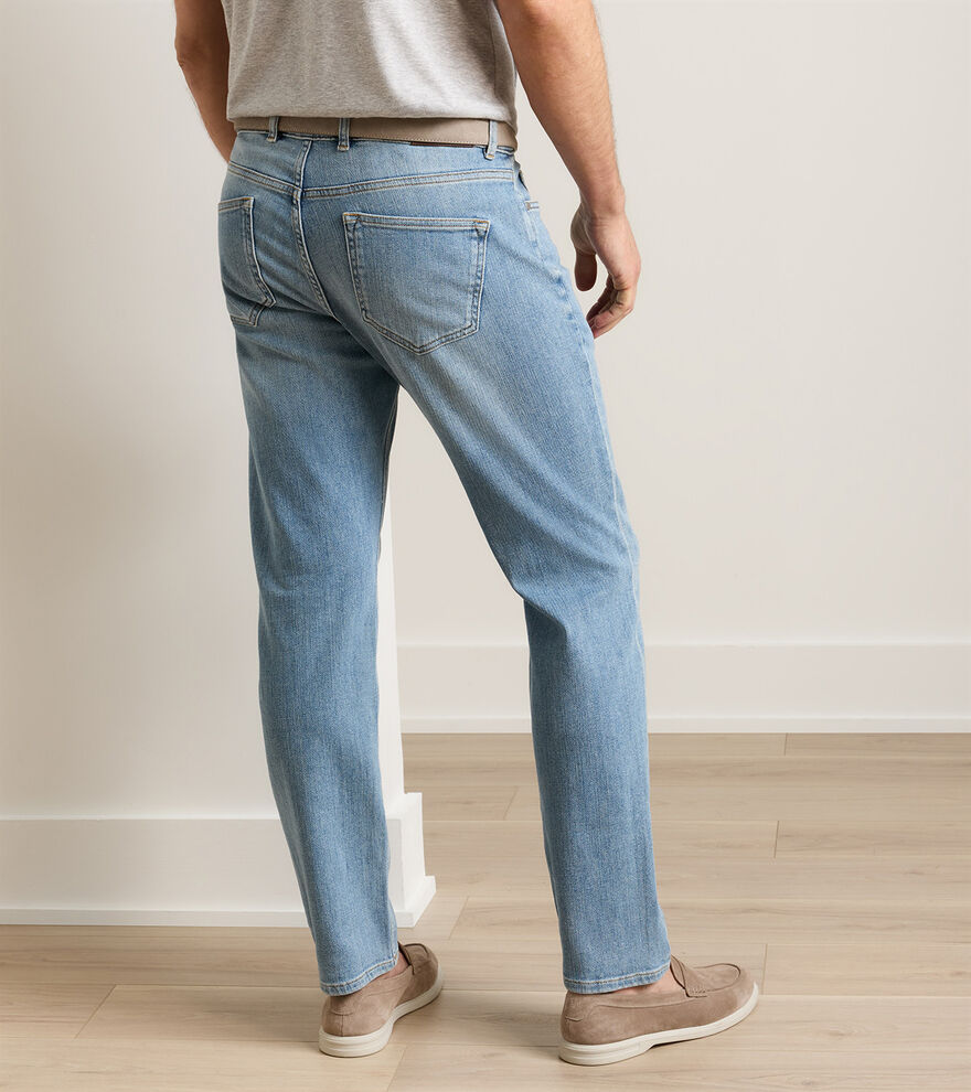 Vintage Washed Five-Pocket Denim - Alternate Image 2