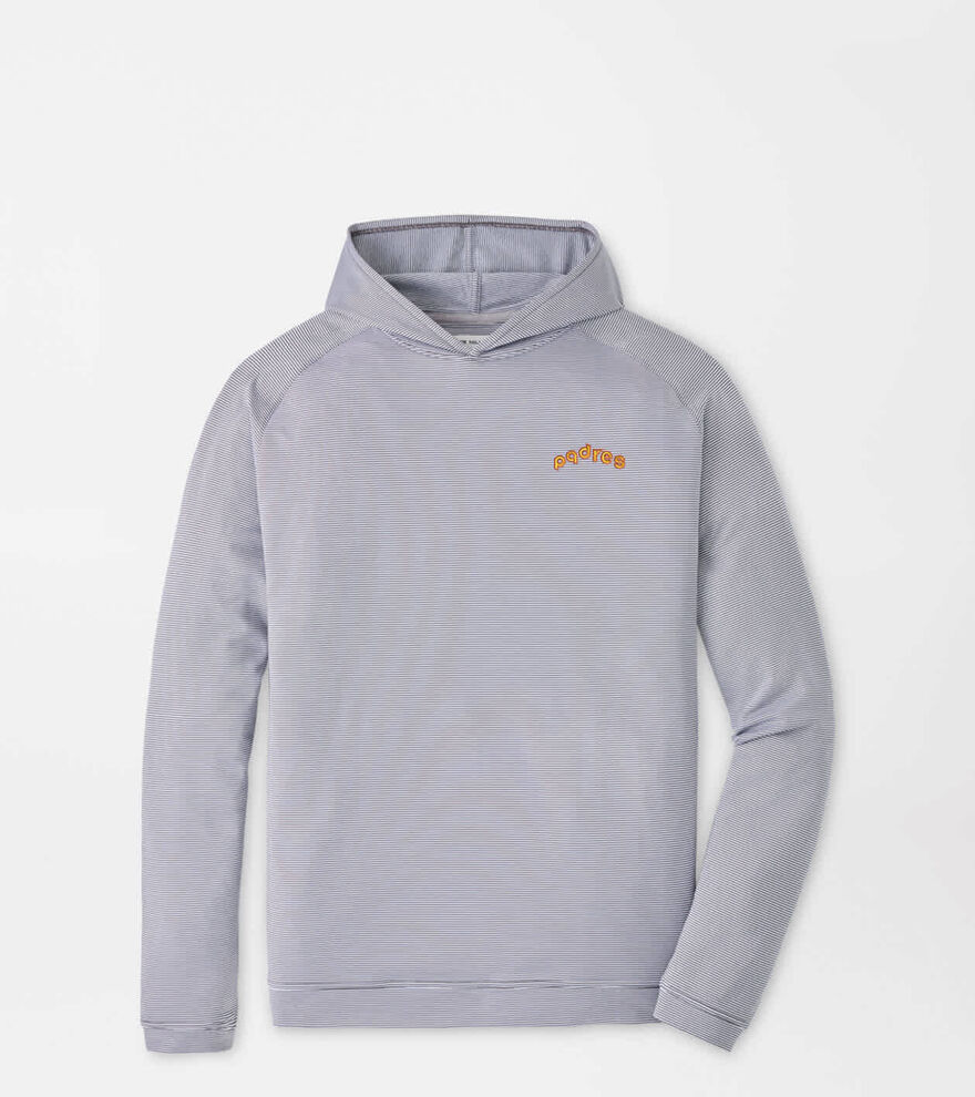Cooperstown San Diego Padres Pine Sugar Stripe Performance Hoodie