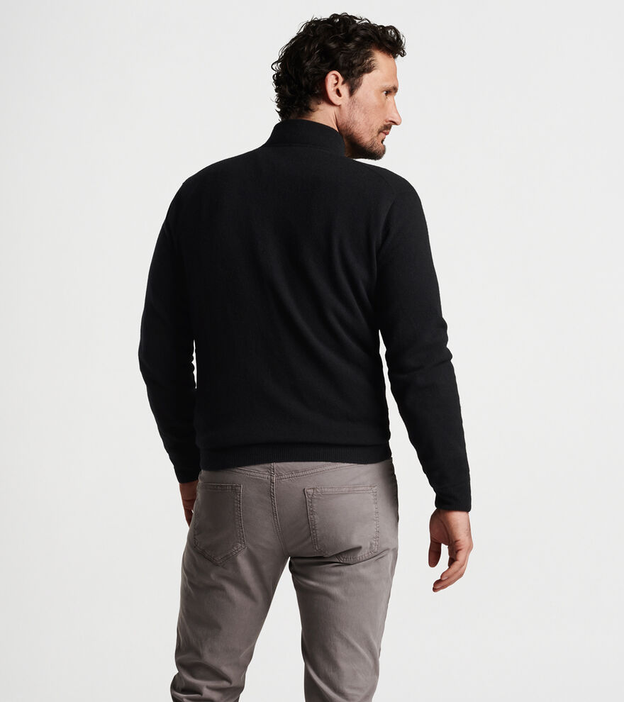 Artisan Crafted Cashmere Flex Quarter-Zip image number 3