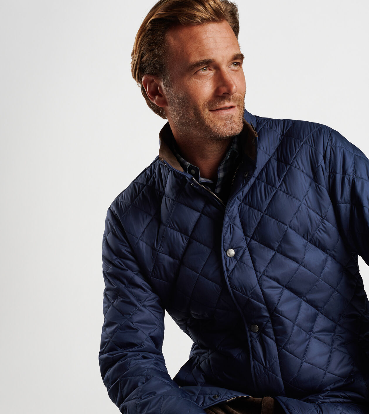 Mens quilted suit jacket best sale