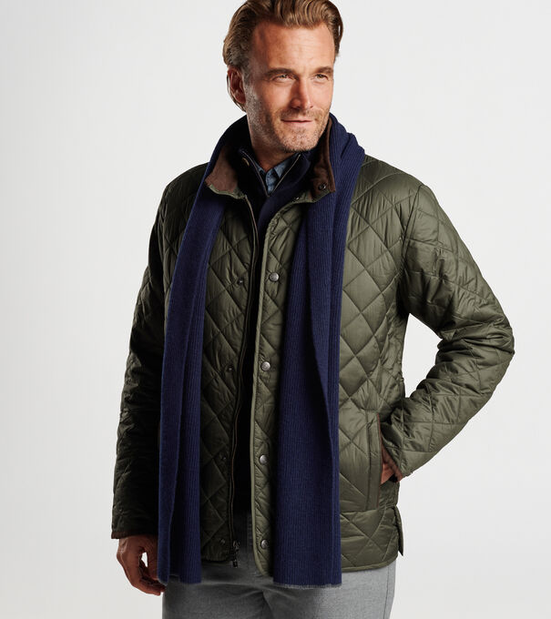 Cashmere English Rib Scarf
