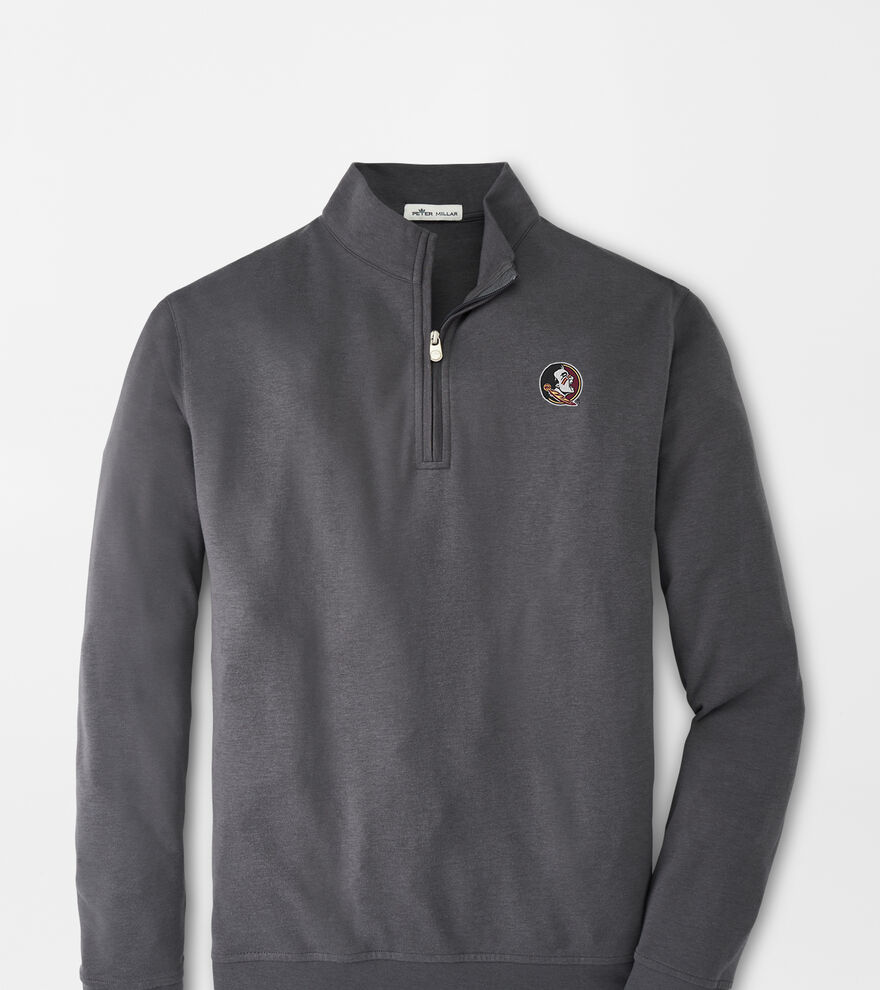 Florida State Vault Crown Comfort Interlock Quarter-Zip | Peter Millar