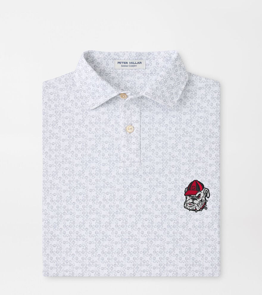 Georgia Bulldog Bases Loaded Youth Performance Jersey Polo image number 1