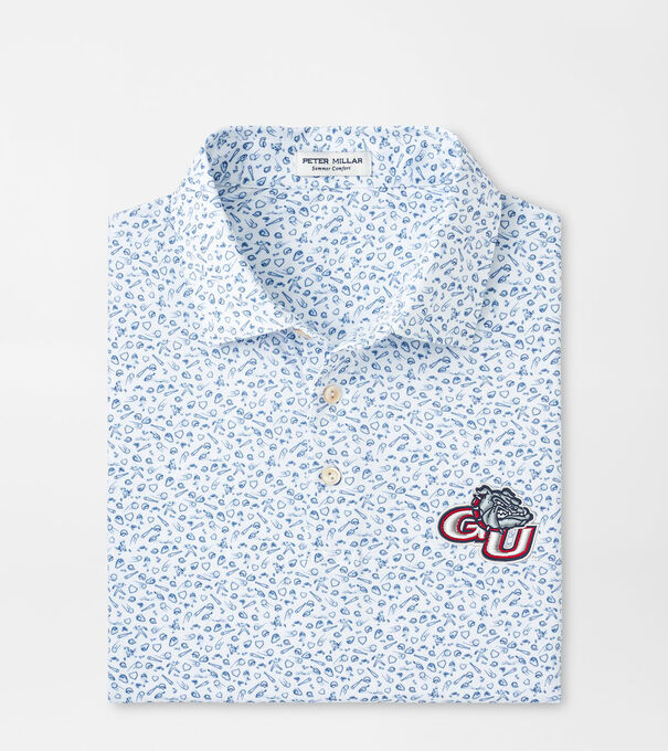 Gonzaga Batter Up Performance Jersey Polo