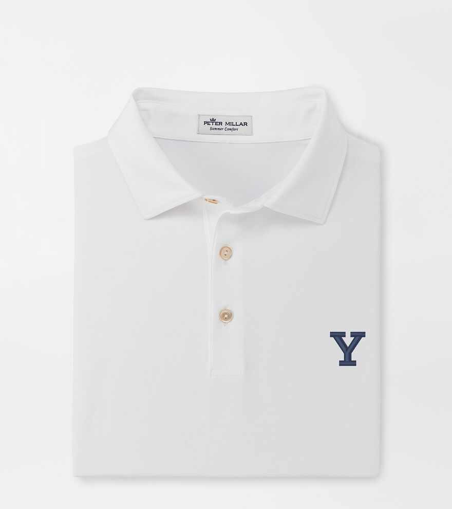 Yale Solid Performance Jersey Polo (Sean Self Collar) image number 1