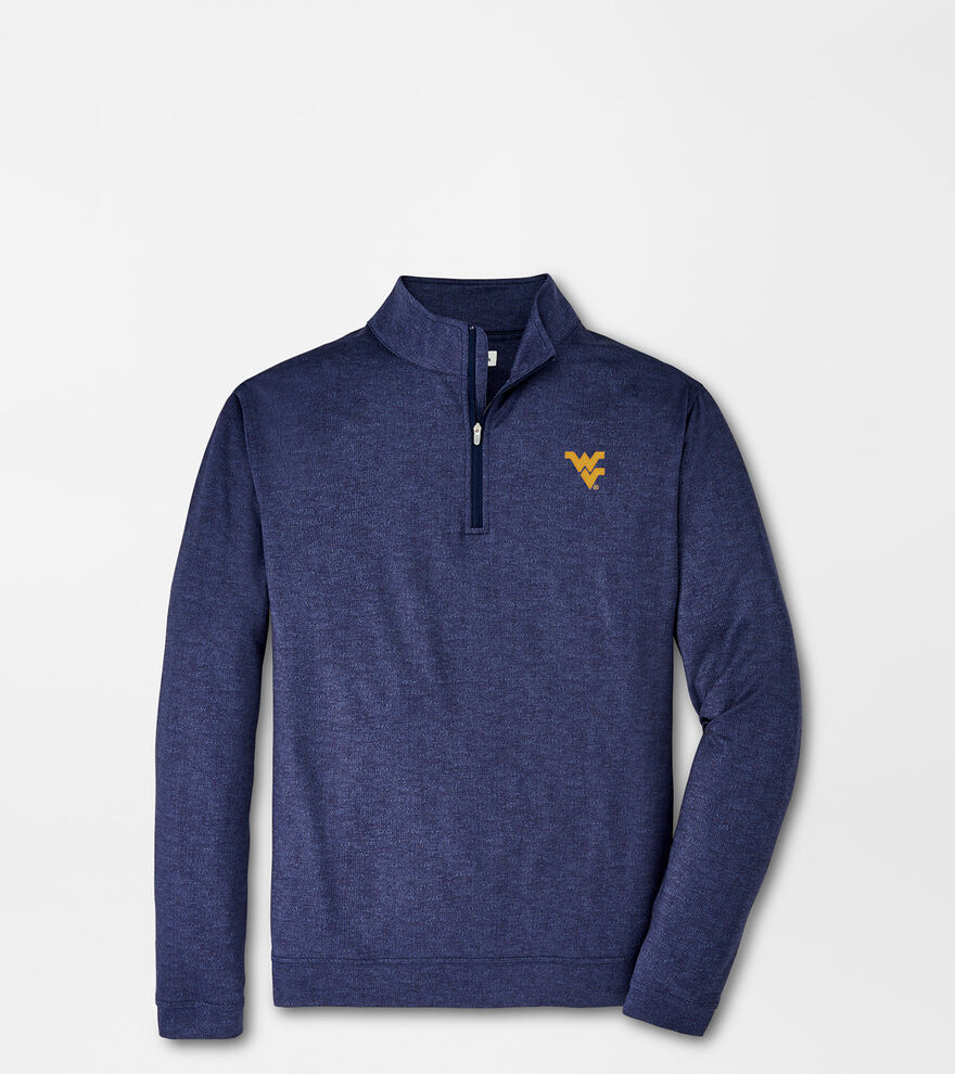 West Virginia Perth Stitch Performance Quarter-Zip image number 1