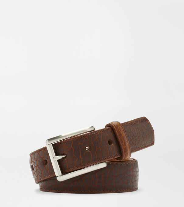 Pebble Bison Belt