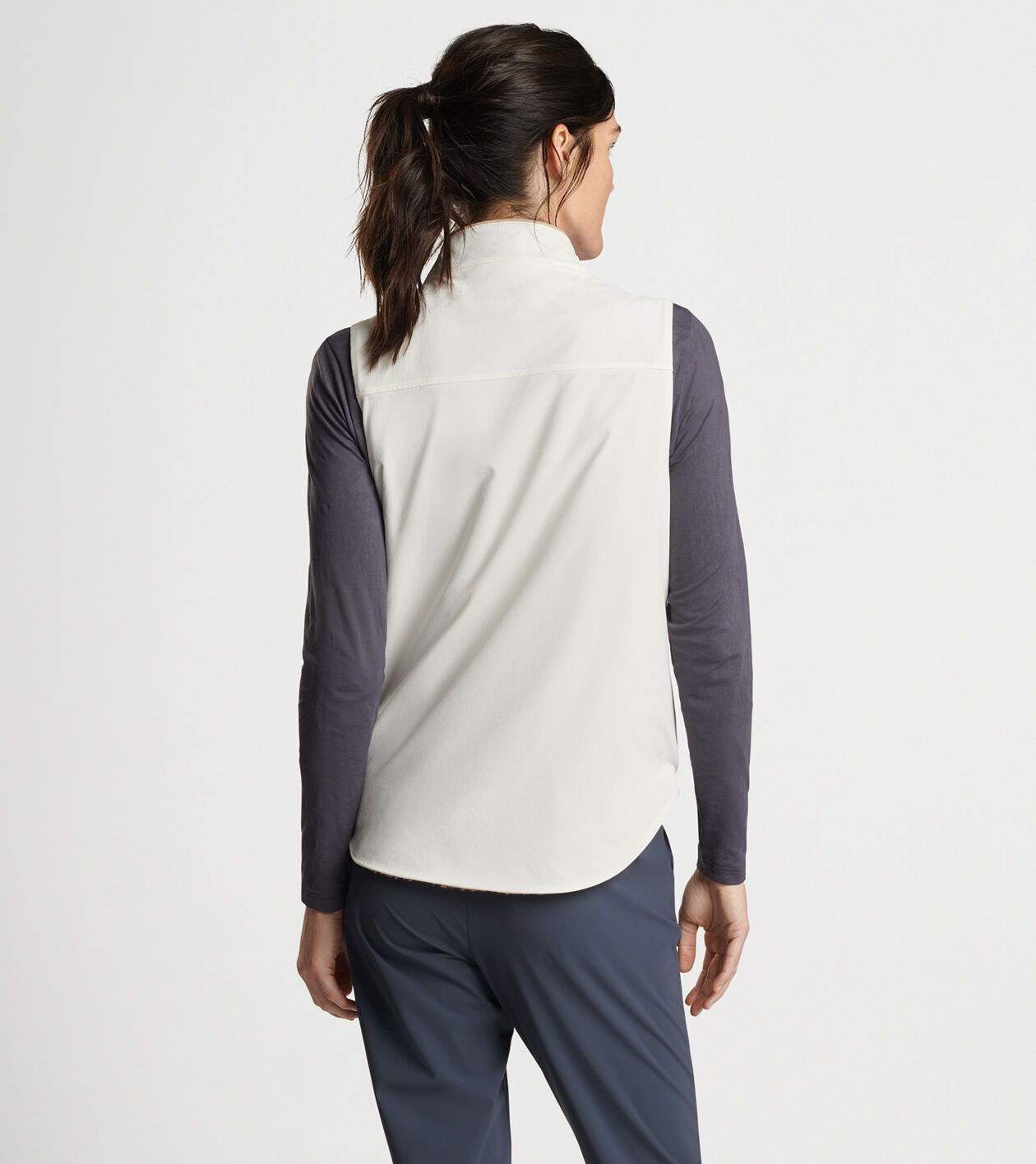 Reversible Sherpa Surge Full Zip Vest |Women's Vests | Peter Millar