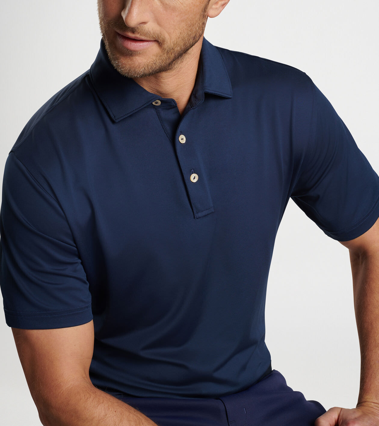 Solid Performance Jersey Polo