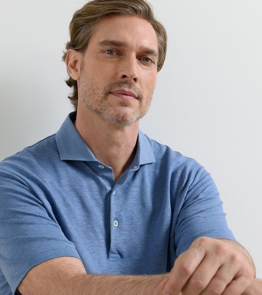 Astino Linen Polo image number 4