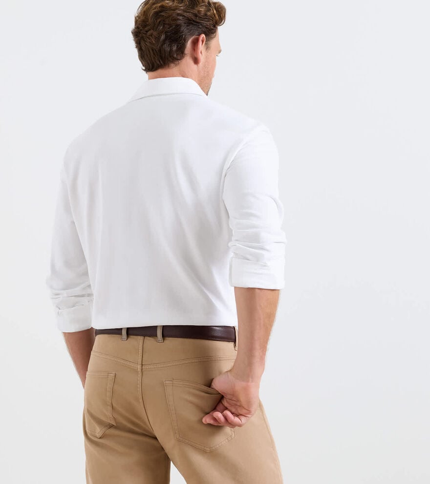 Everyday Piqu&eacute; Long Sleeve Polo image number 3