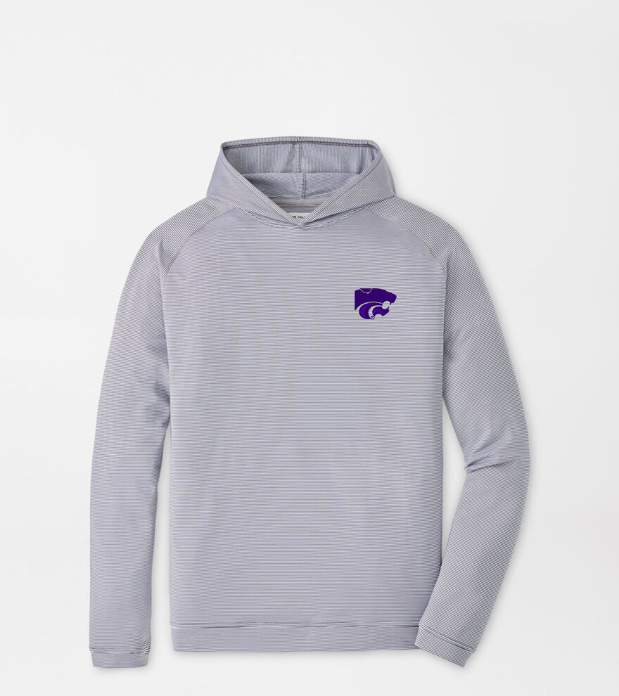 Kansas State Pine Sugar Stripe Performance Hoodie image number 1