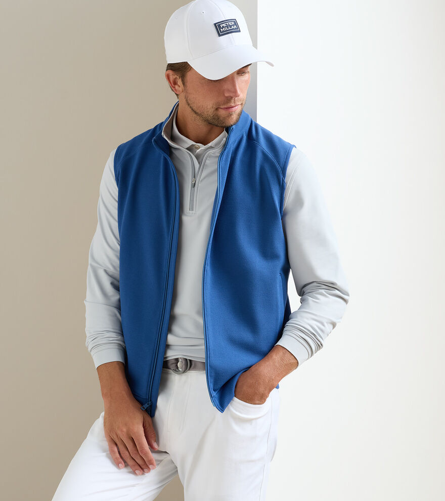 Cradle Piqu&eacute; Performance Full-Zip Vest image number 2