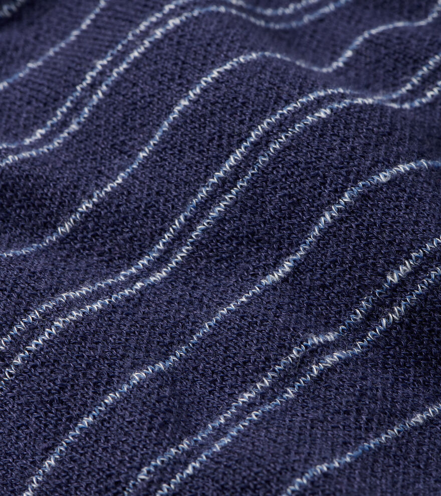 Saratoga Striped Quarter-Zip Sweater image number 5