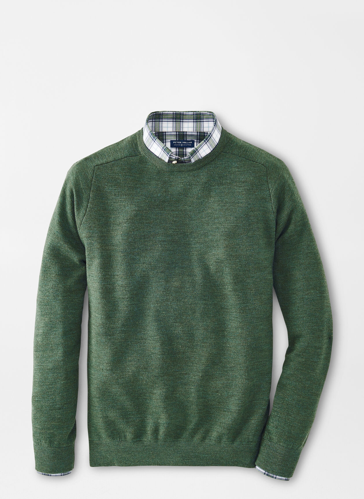 ★★ ★★ Interlock crewneck wool sweater T12E7 Wool Interlock Crewneck | Peter Millar