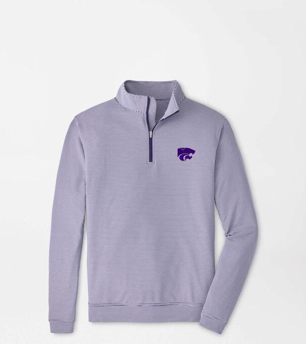 Kansas State Perth Sugar Stripe Performance Quarter-Zip