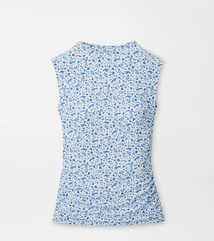 Rachel Vino Flora Ruched Sleeveless Top image number 1