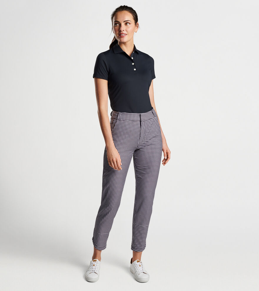 Surge Gingham Print Performance Ankle Pant image number 2