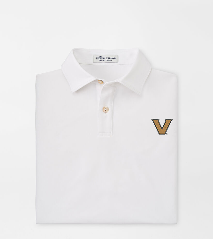 Vanderbilt Youth Solid Performance Jersey Polo image number 1