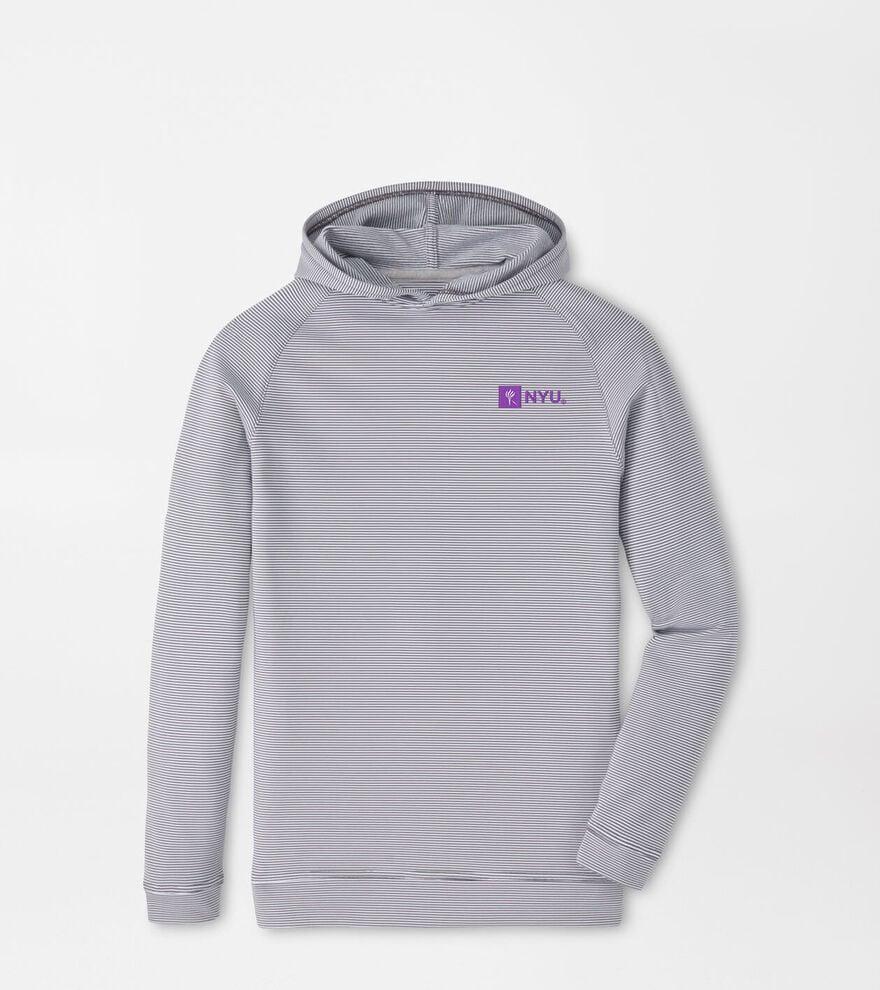 New York University Pine Youth Sugar Stripe Performance Hoodie image number 1