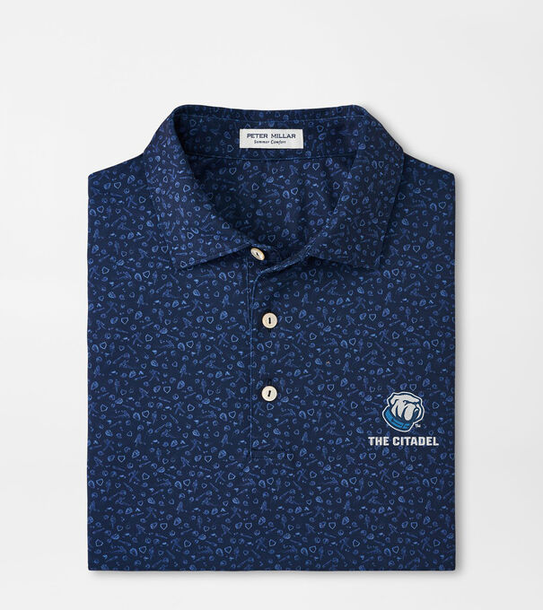 The Citadel Batter Up Performance Jersey Polo