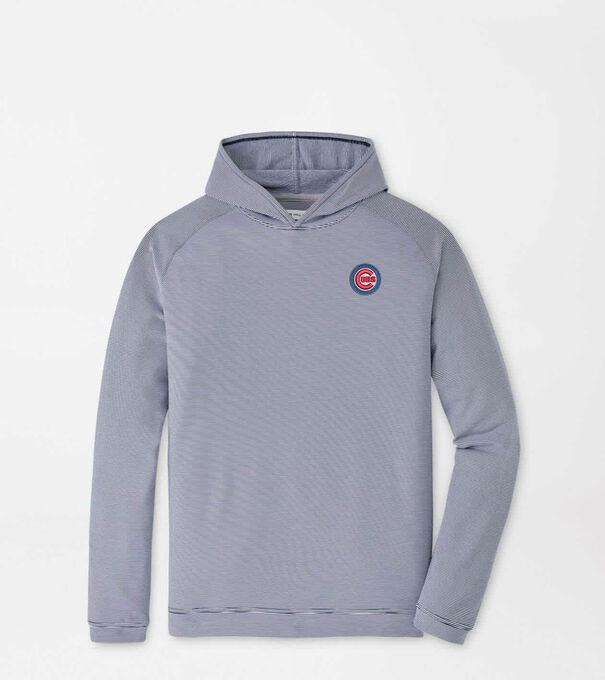 Chicago Cubs Pine Sugar Stripe Performance Hoodie