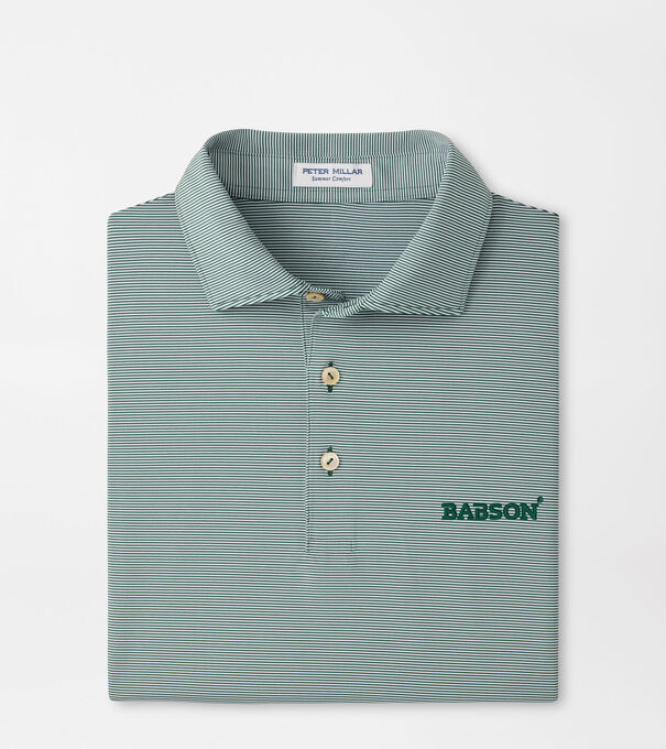 Babson Jubilee Stripe Performance Polo
