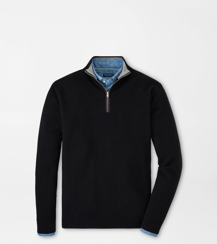 Artisan Crafted Cashmere Flex Quarter-Zip image number 1