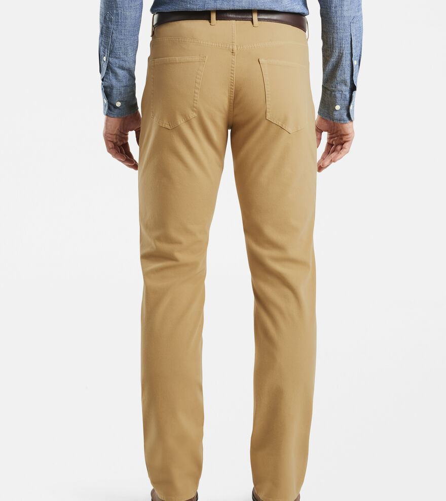 Four-Way Stretch Canvas Five-Pocket Pants image number 3