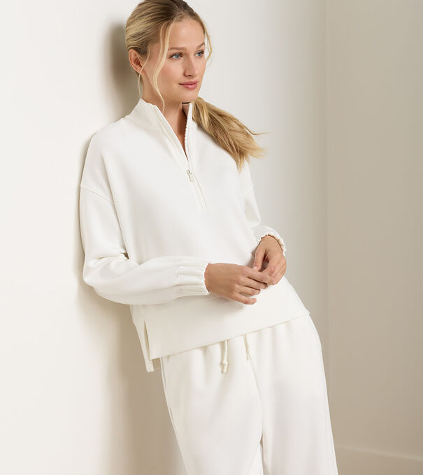 Flora Knit Half-Zip Pullover - Alternate Image 1