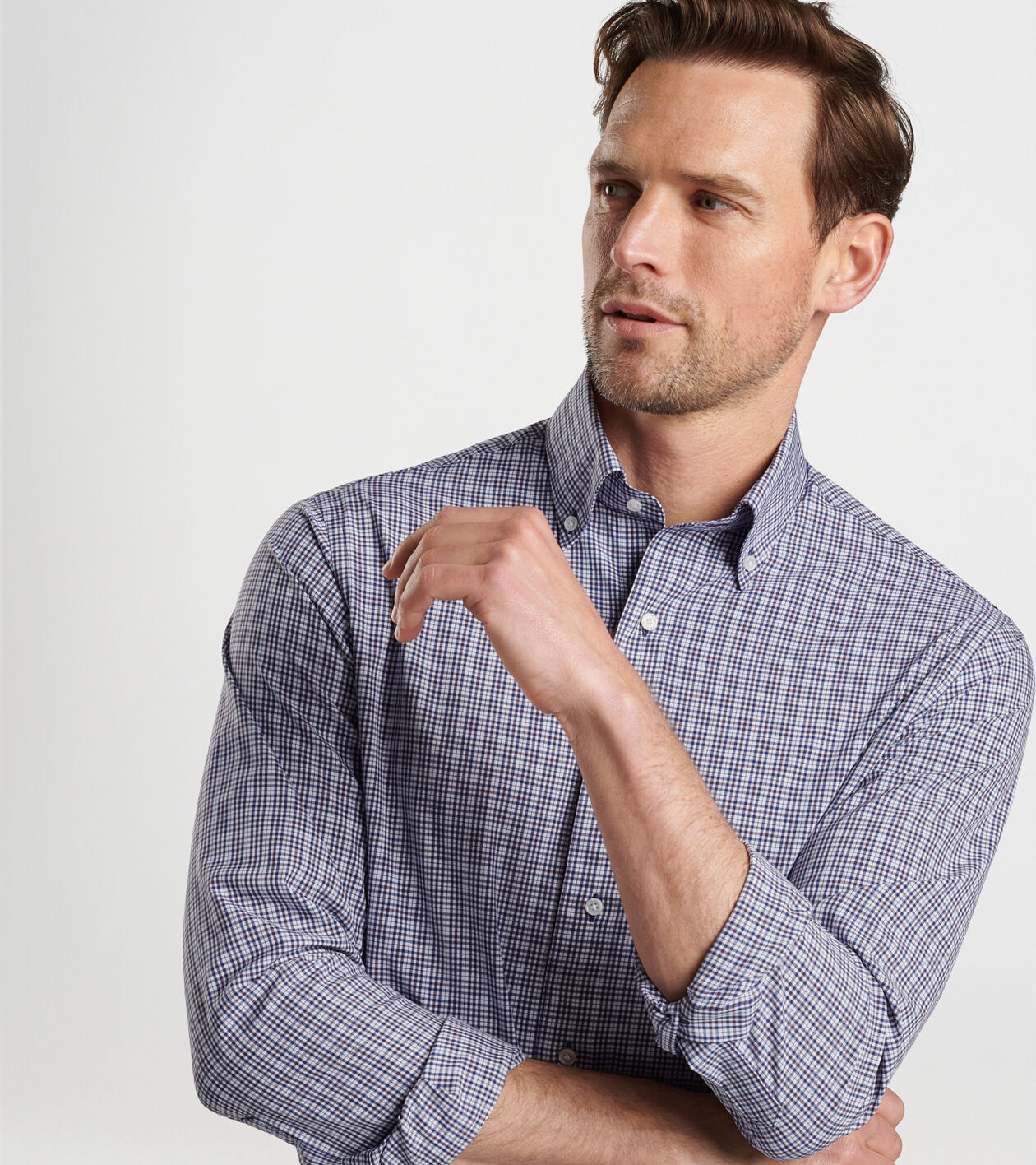 Berkshire Performance Poplin Sport Shirt Men s Sport Shirts Peter Millar