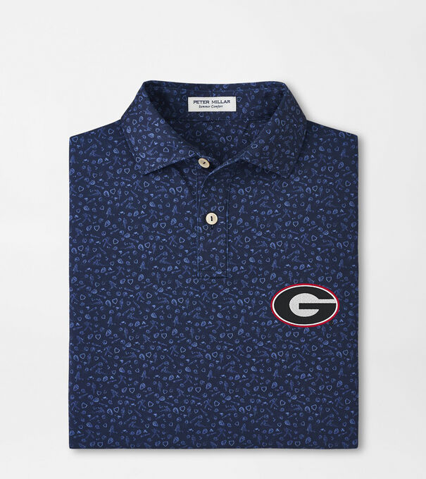 Georgia Batter Up Youth Performance Jersey Polo