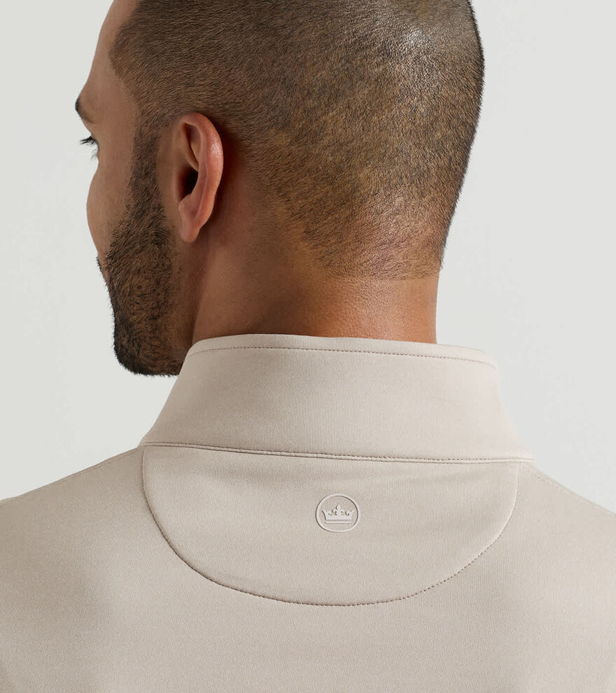 Perth M&eacute;lange Performance Quarter-Zip image number 4