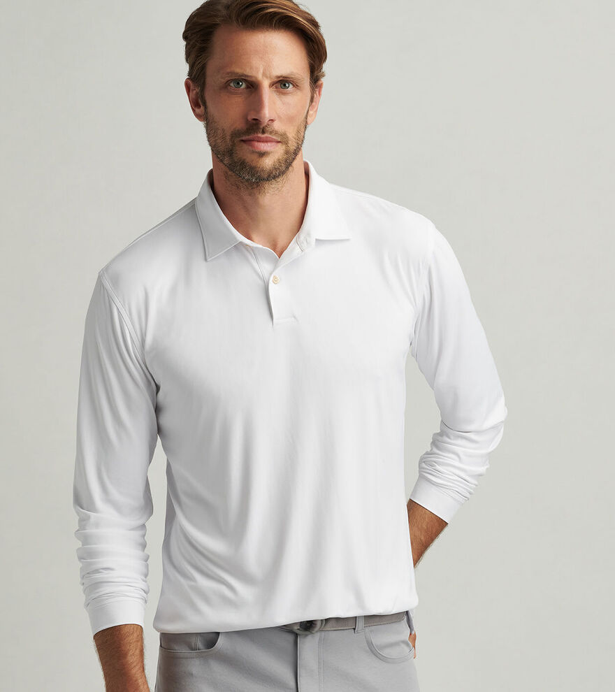 Featherweight Long-Sleeve Polo image number 2
