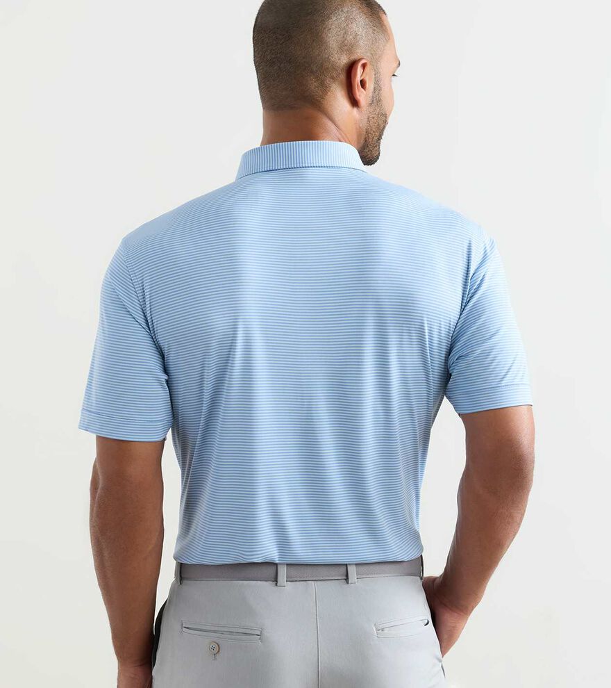 Featherweight Market Stripe Performance Polo - Alternate Image 2
