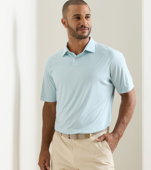 Featherweight Trading Stripe Performance Polo