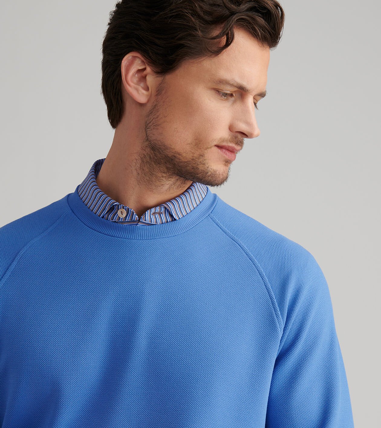 Cradle Piqué Performance Crewneck | Men's Pullovers | Peter Millar