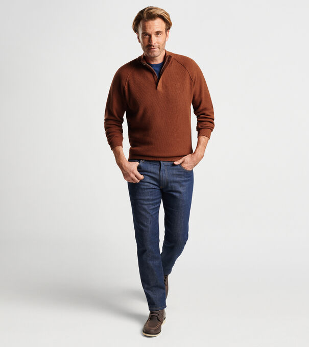 Davenport Basketweave Quarter-Zip